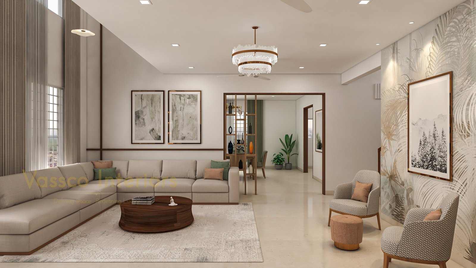 double height living area 1 4