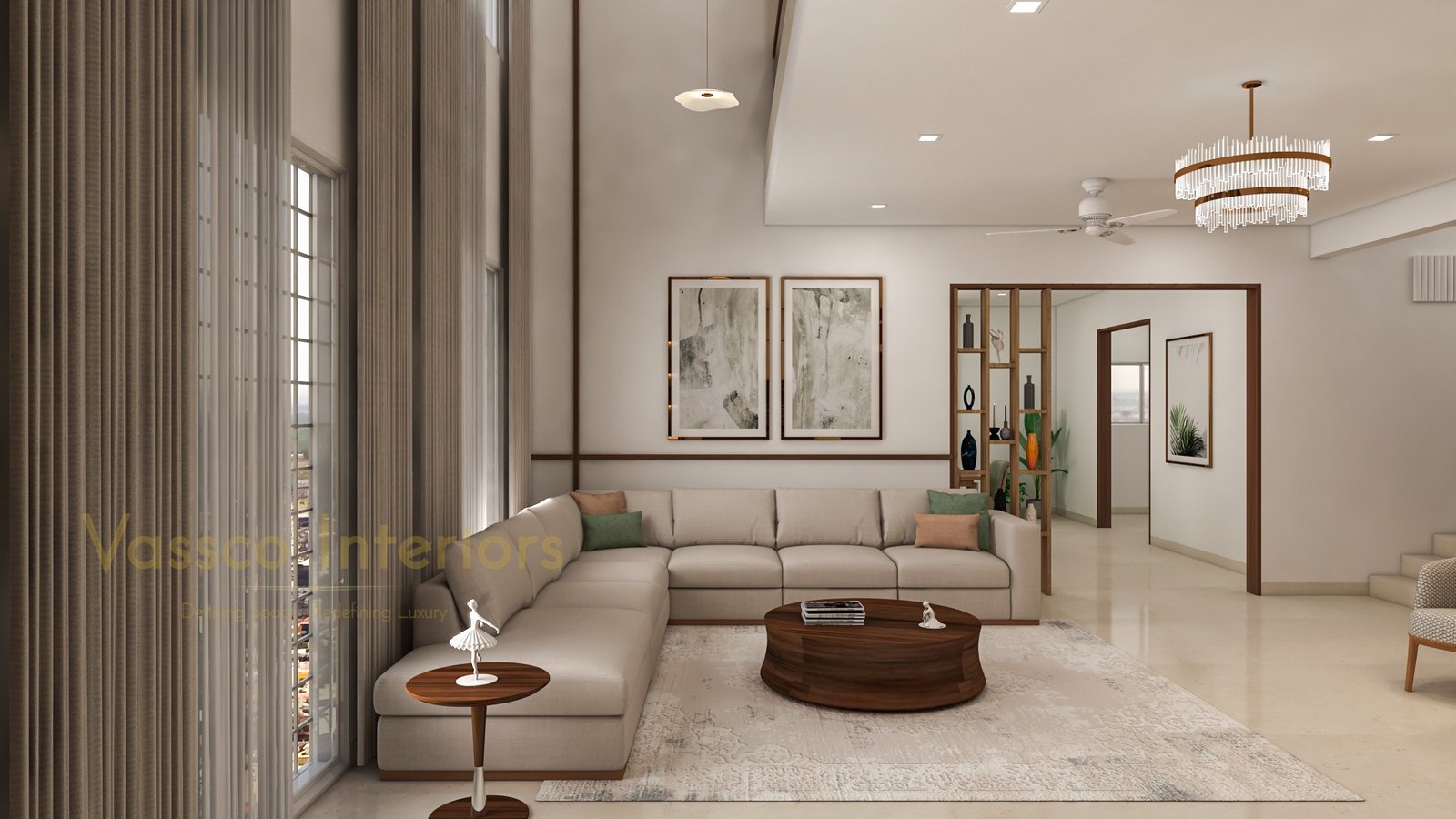 double height living area 1 5