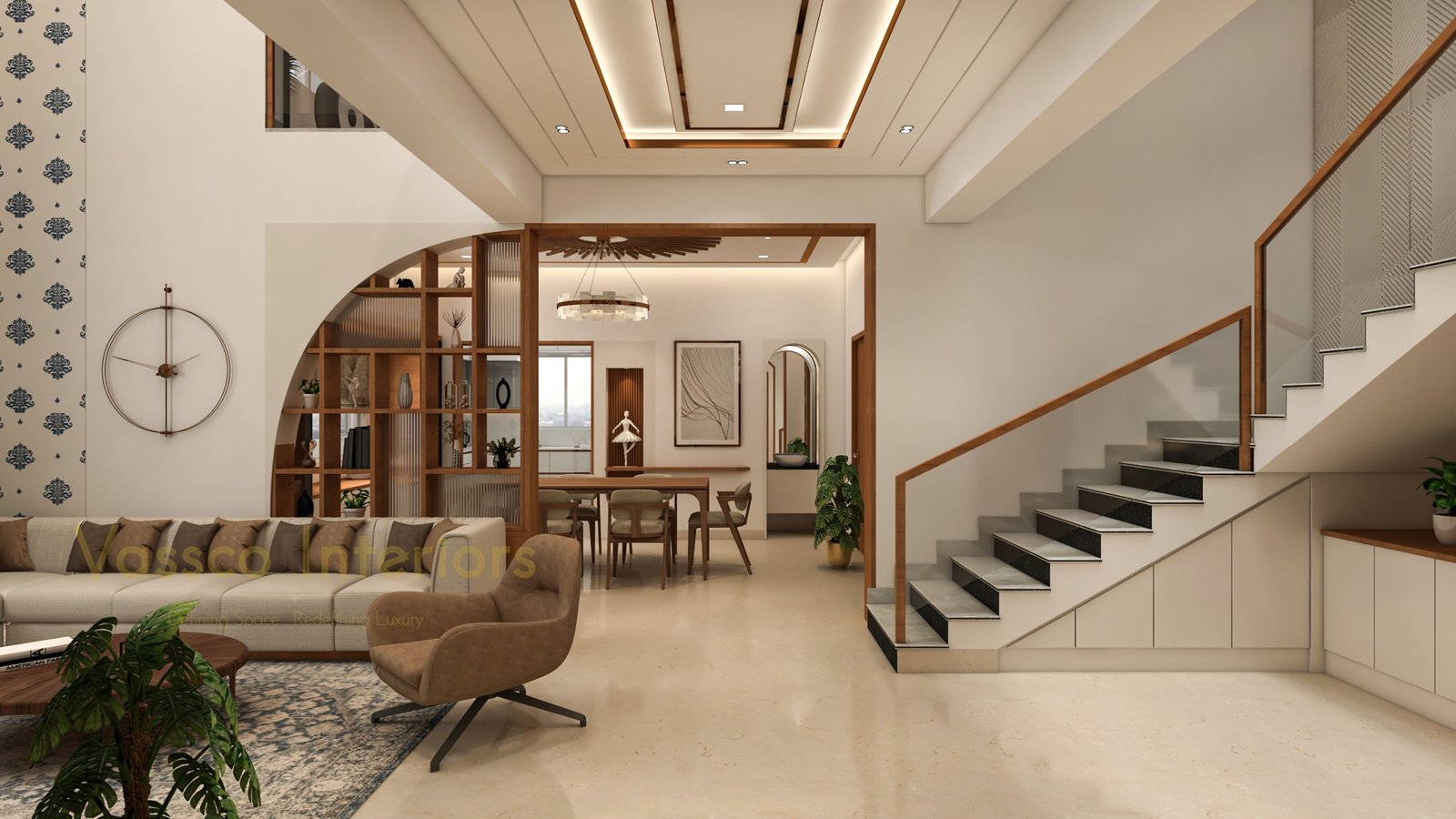 double height living area 2 4